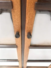 Art Deco Modernist Four-Door Bookcase, 1920s